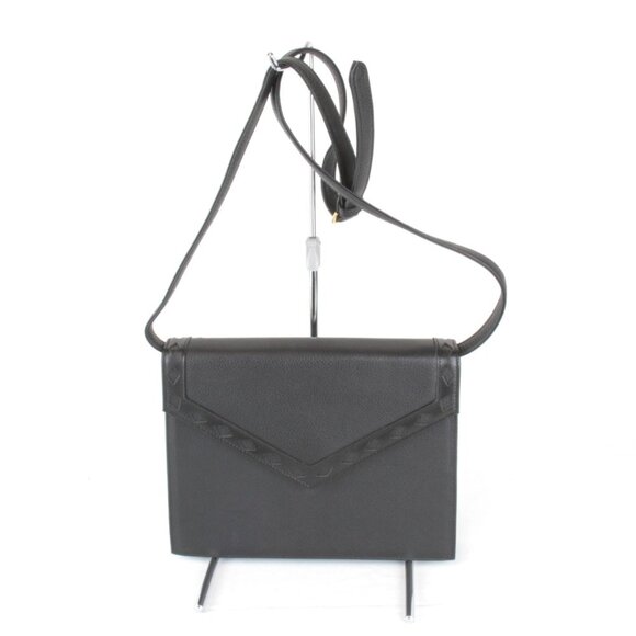 SAINT LAURENT Black Leather Shoulder Bag - Picture 1 of 8